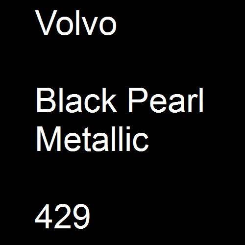 Volvo, Black Pearl Metallic, 429.